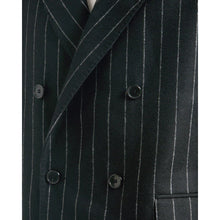 Load image into Gallery viewer, Wit wool striped double breasted blazer Men Clothing Hope 44 
