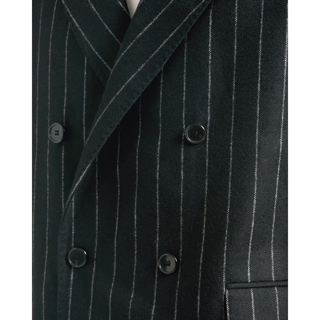 Wit wool striped double breasted blazer Men Clothing Hope 44 