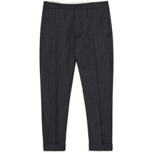 Load image into Gallery viewer, Women Law striped wool tapered pants Women Clothing Hope 34 
