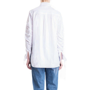 Yoko cotton poplin oversize shirt Women Clothing Won Hundred 