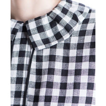Load image into Gallery viewer, Zeal linen checked drawstring shirt Women Clothing Hope 
