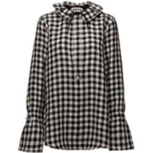 Load image into Gallery viewer, Zeal linen checked drawstring shirt Women Clothing Hope 
