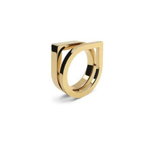 將圖片載入圖庫檢視器 ZERO 14-karats double ring Women Jewellery ALP Jewelry 52# 
