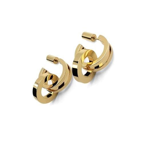 ZERO 14-karats gold hoop earrings Women Jewellery ALP Jewelry Gold 