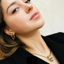 將圖片載入圖庫檢視器 ZERO 14-karats gold multi rings pendant necklace Women Jewellery ALP Jewelry 
